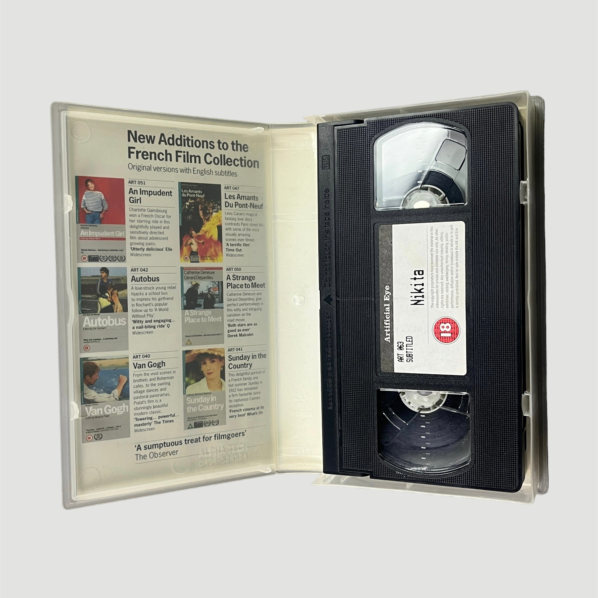 1990 Nikita Artificial Eye VHS