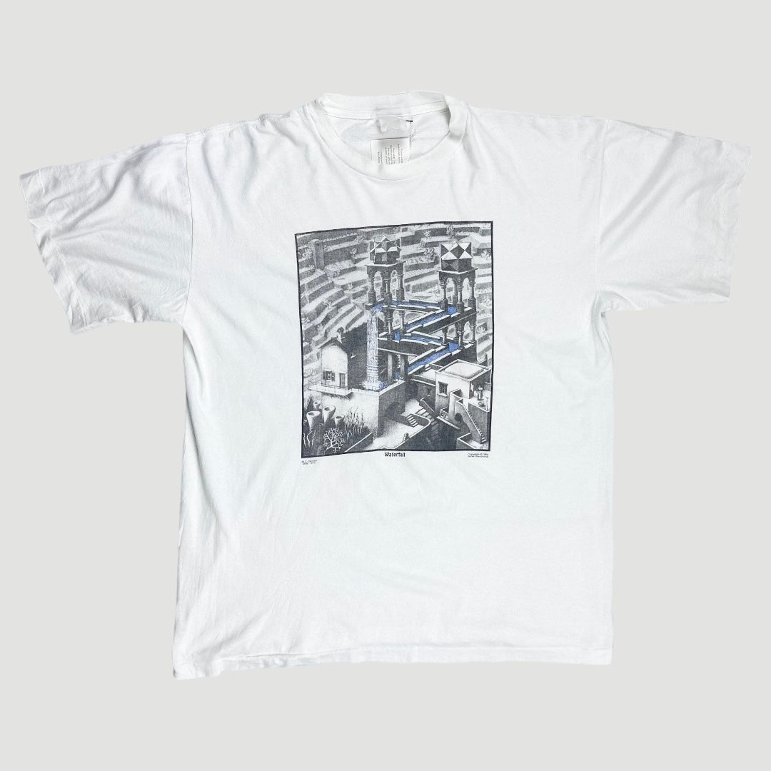 90's M.C. Escher Waterfall T-Shirt