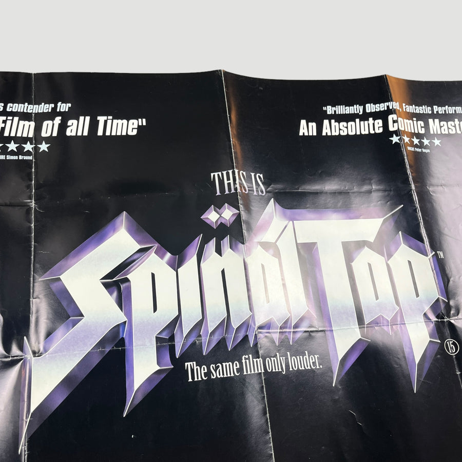 2000 Spinal Tap Re-Release UK Quad Poster