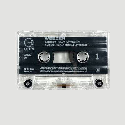 1994 Weezer Buddy Holly UK Cassette Single
