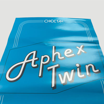 2016 Aphex Twin Cheetah Poster + Sticker Set