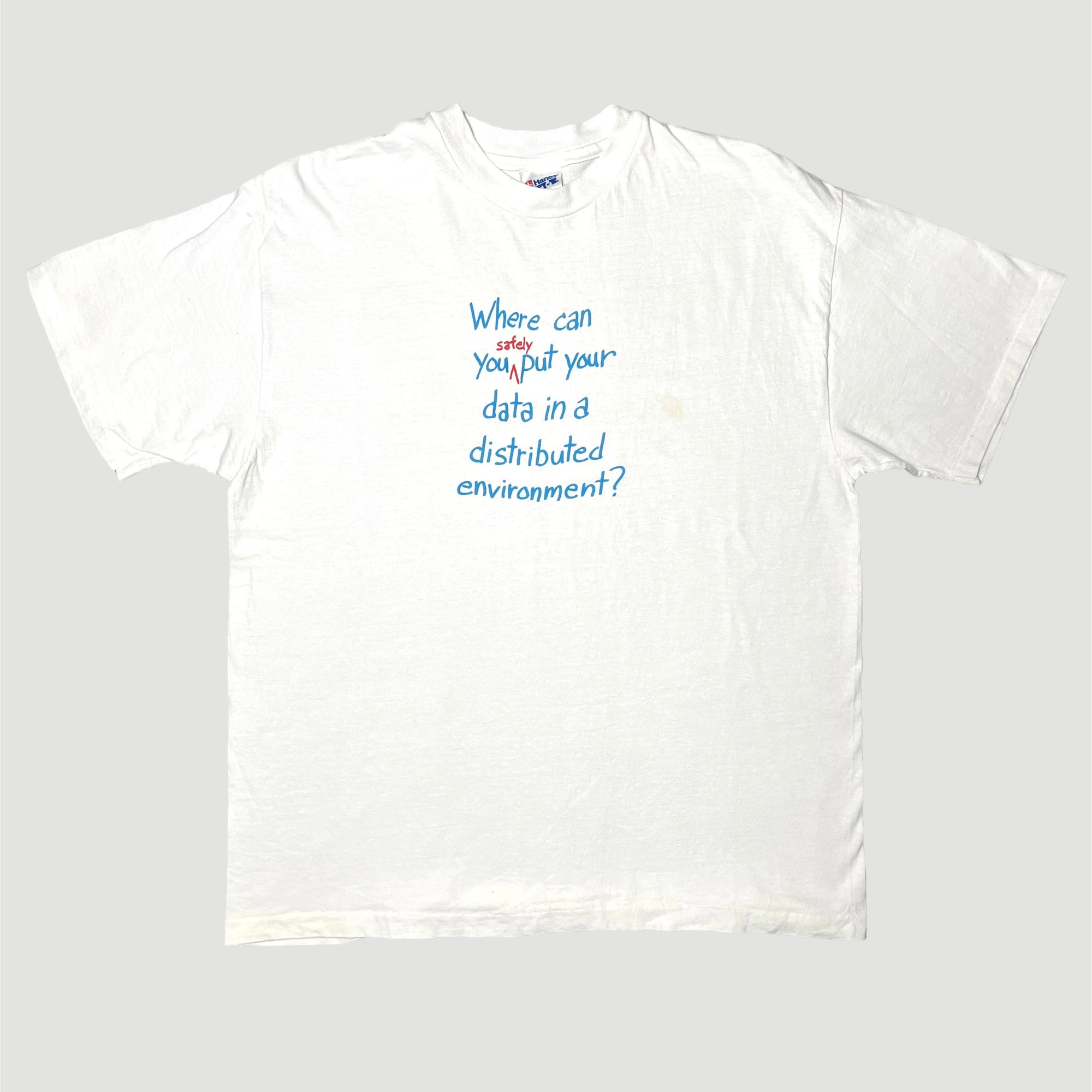 90's IBM Safe Data T-Shirt