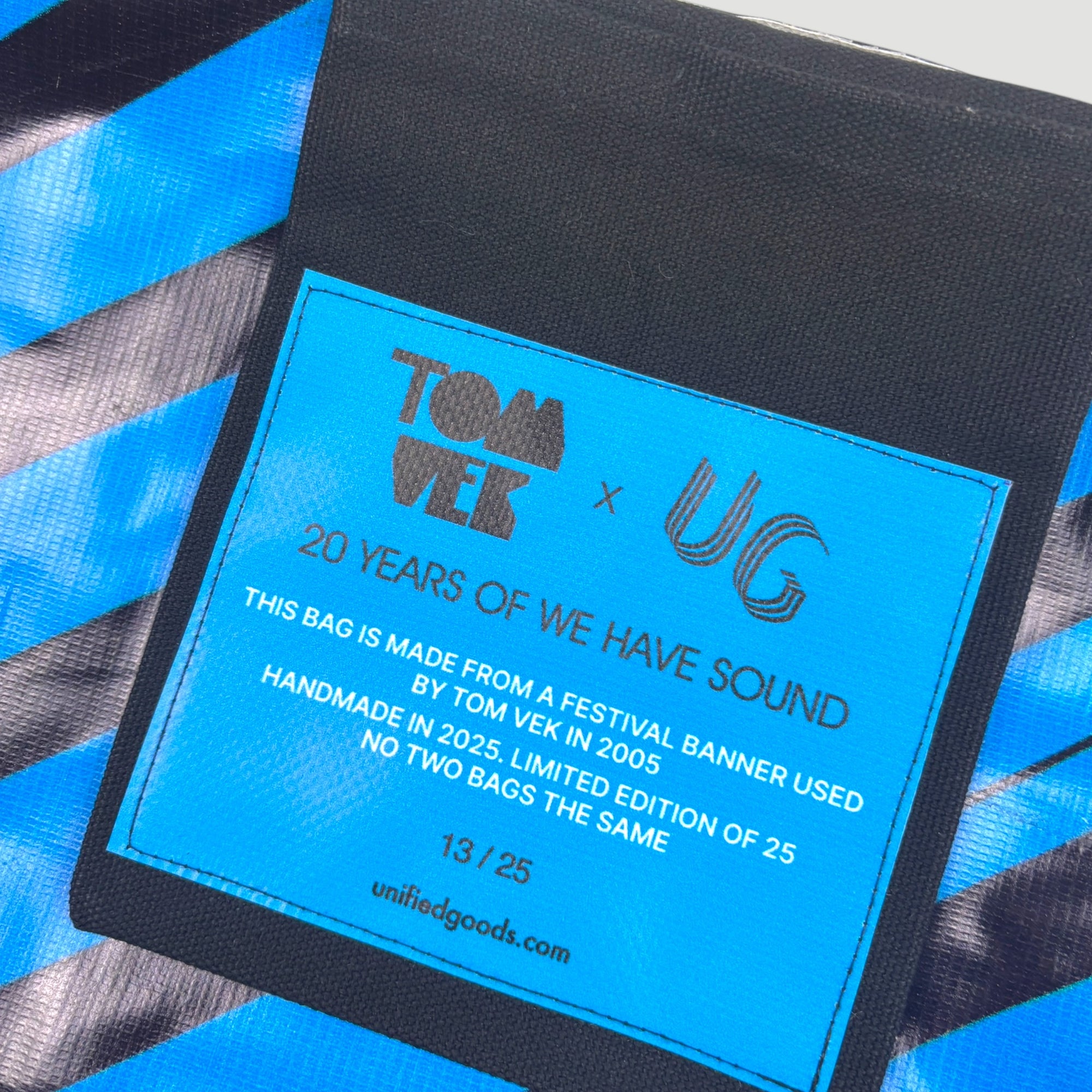 Tom Vek x UG Banner Messenger Bag 1 (No.13/25)