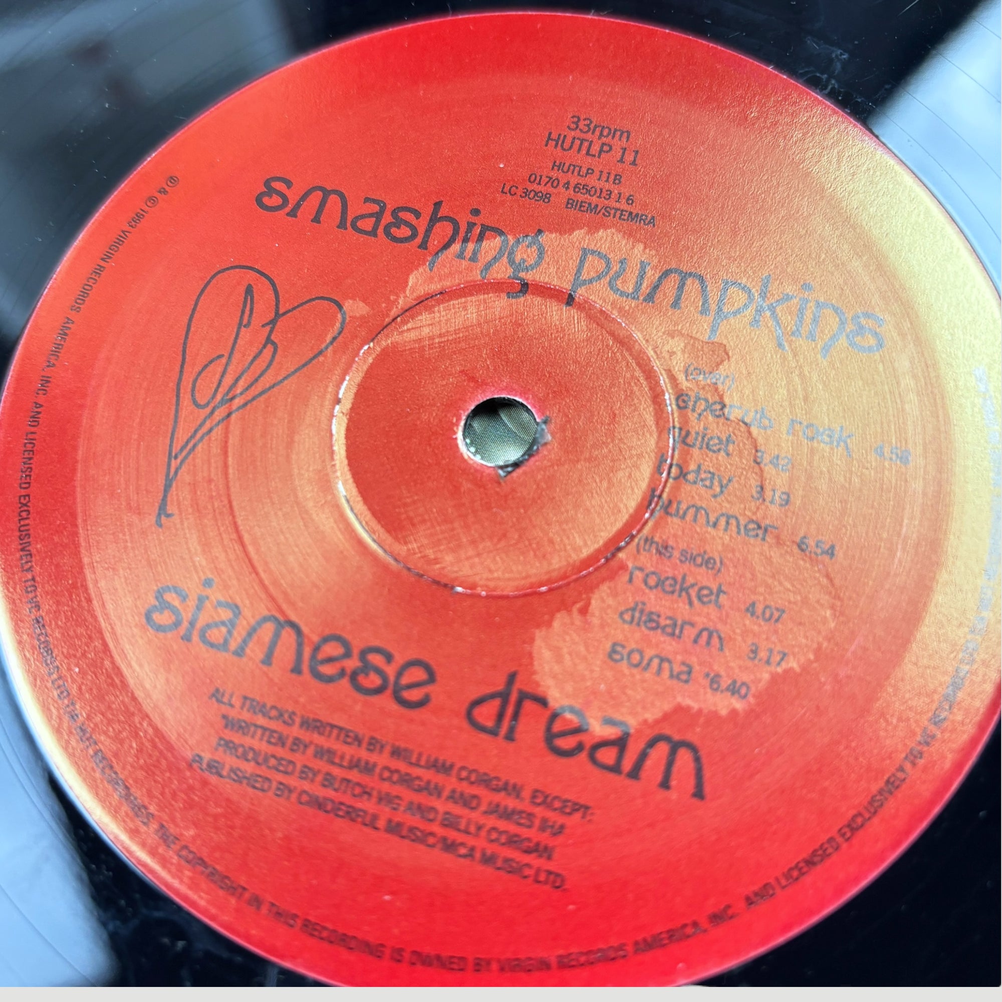 1993 The Smashing Pumpkins Siamese Dream 1st UK Press 2LP Gatefold