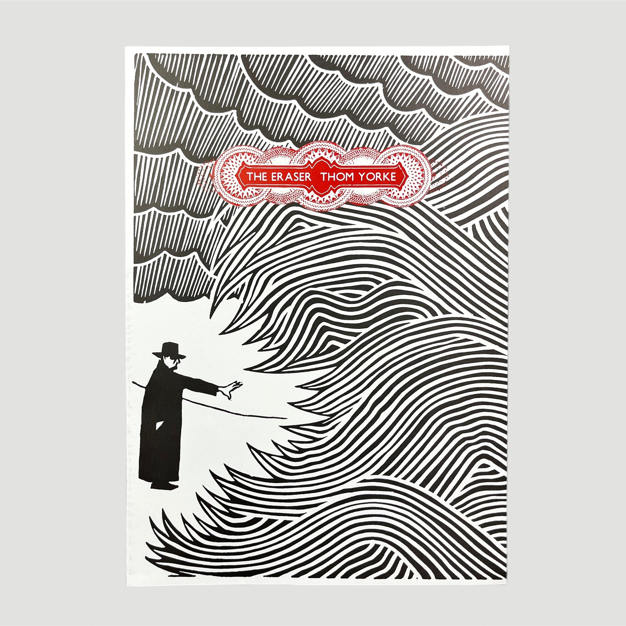 2006 Thom Yorke The Eraser Japanese Fold-Out Chirashi Poster