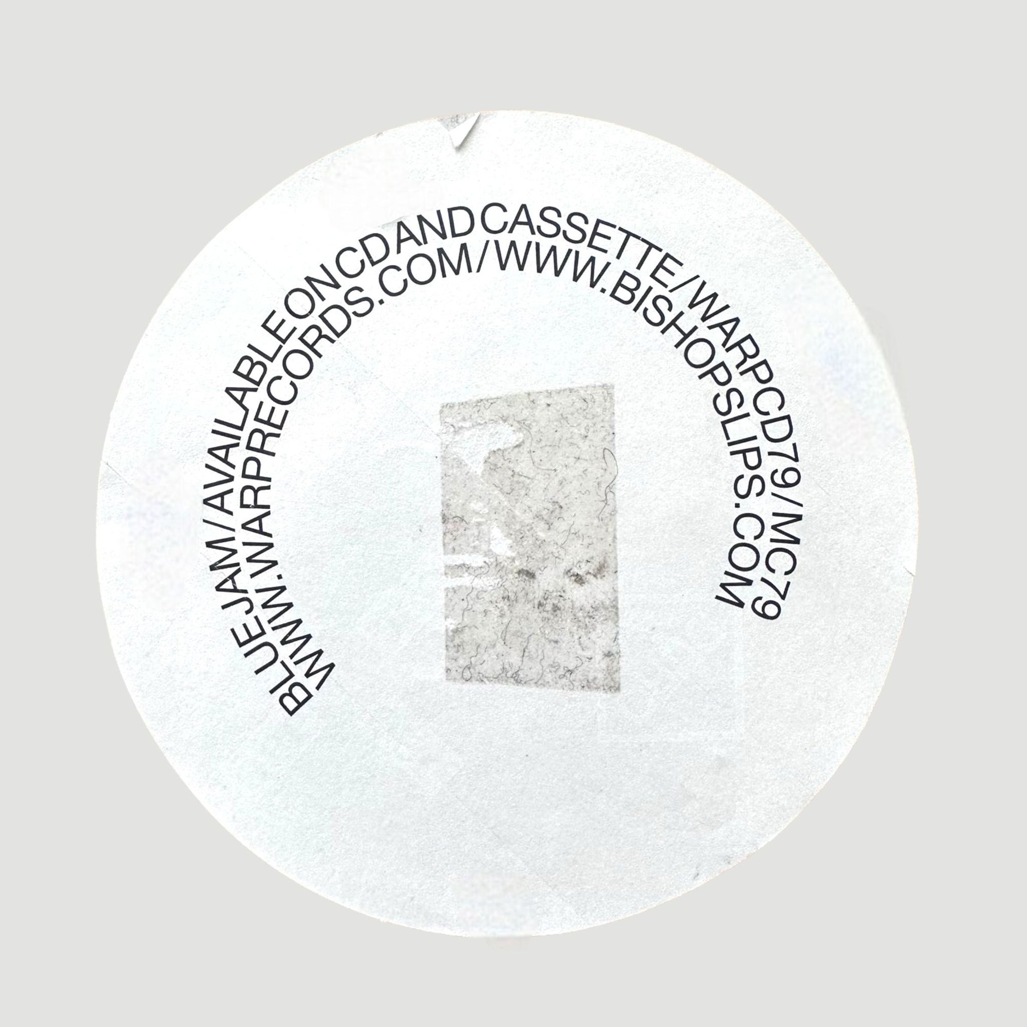 2000 Chris Morris 'Blue Jam' Warp Records Sticker