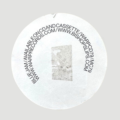 2000 Chris Morris 'Blue Jam' Warp Records Sticker