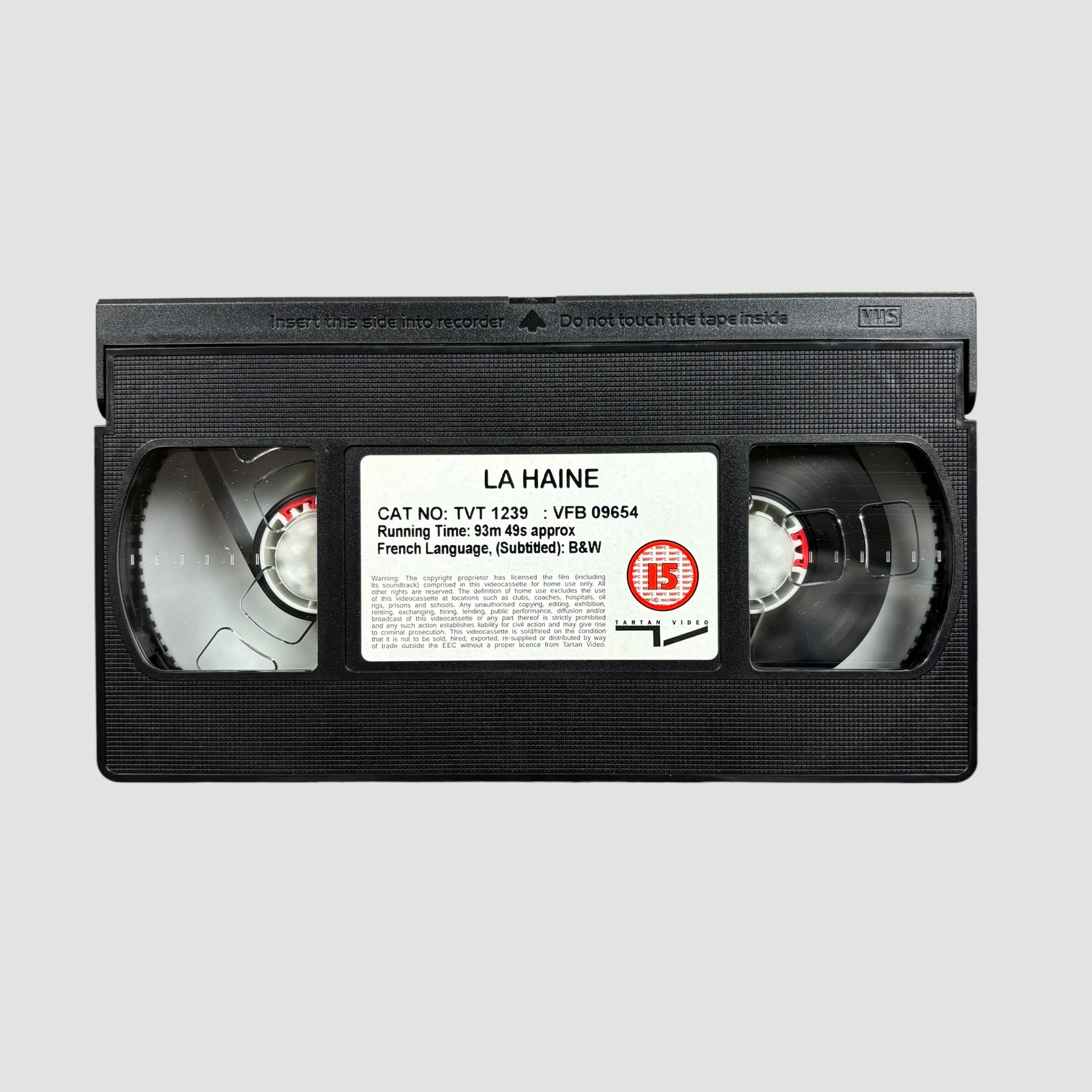 90's La Haine Tartan VHS