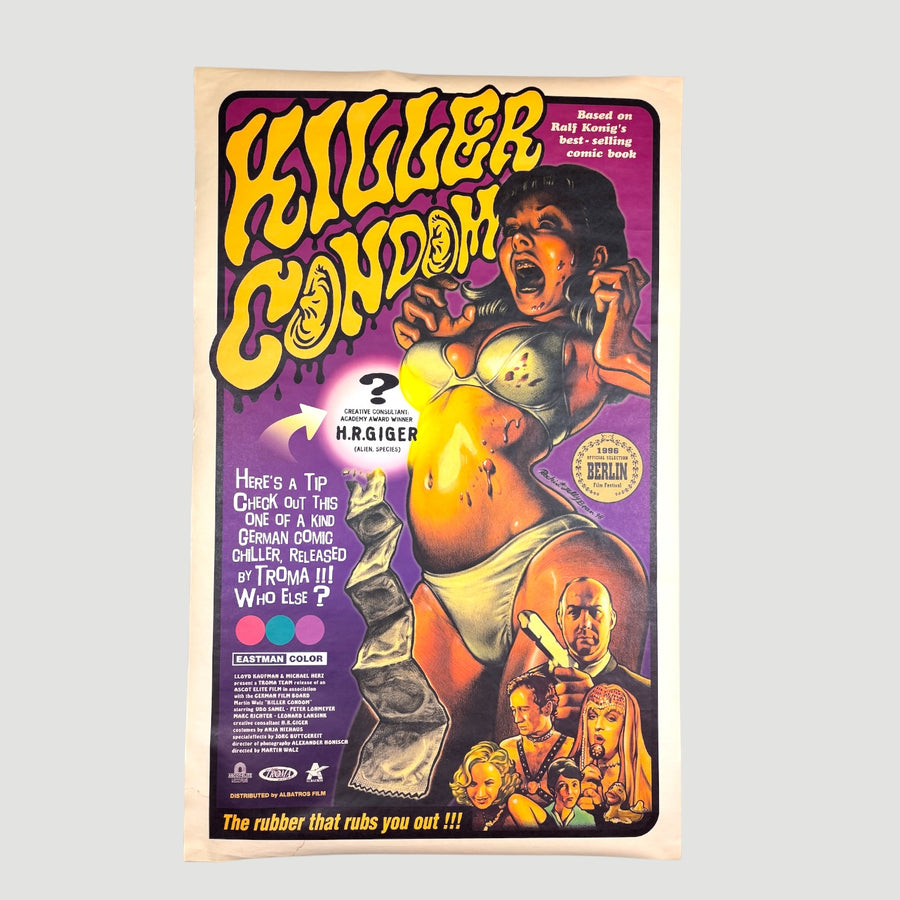 1996 Killer Condom Japanese B2 Poster