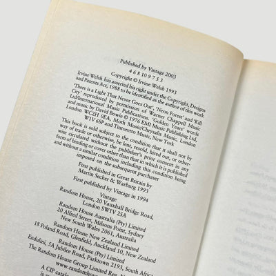 2003 Irvine Welsh Trainspotting