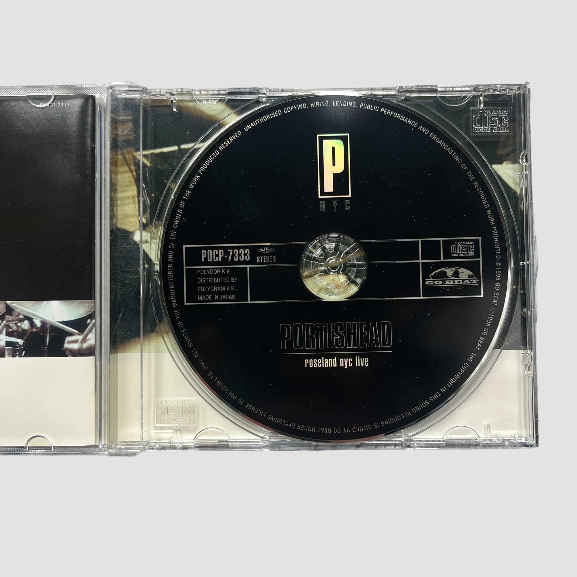 1998 Portishead Roseland NYC Live Japanese CD
