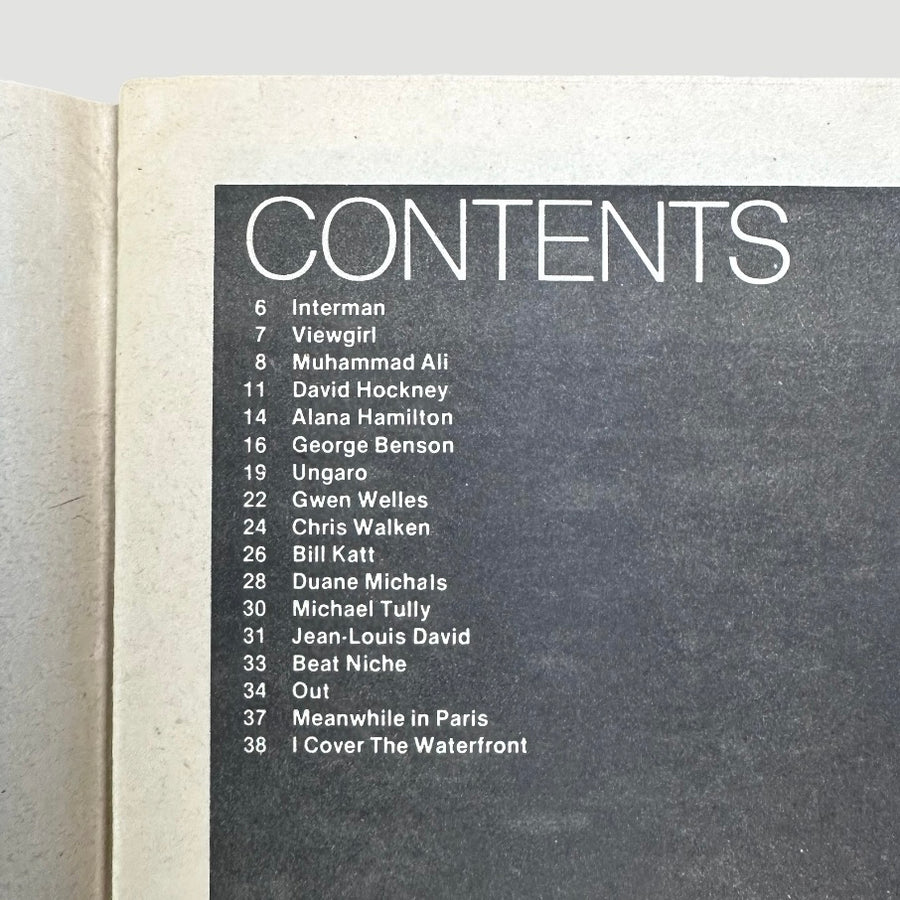 1977 Interview Magazine August Issue