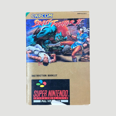 1992 Capcom Streetfighter 2 SNES Game
