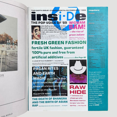 1989 i-D Magazine Get Earthy!