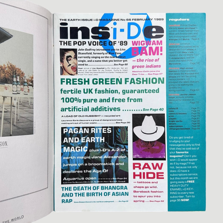 1989 i-D Magazine Get Earthy!