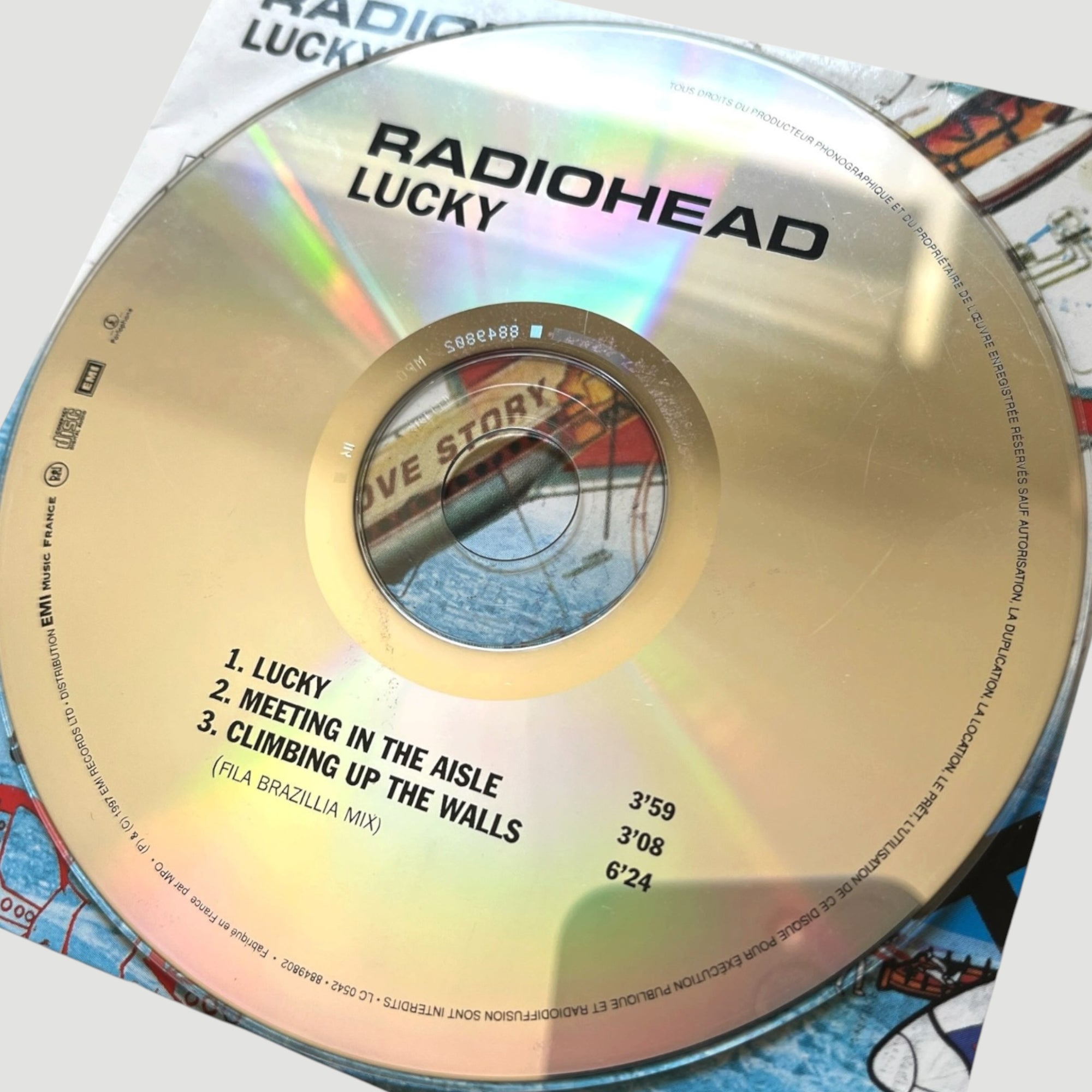 1997 Radiohead Lucky French Maxi-Single CD