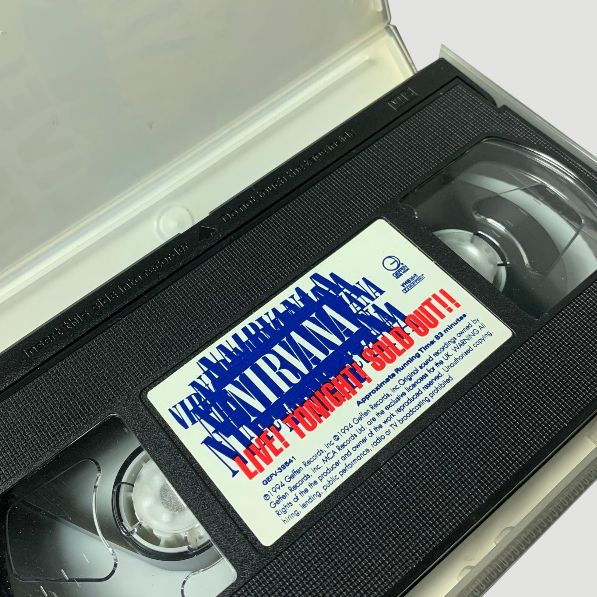 1994 Nirvana 'Live! Tonight! Sold Out!!' VHS