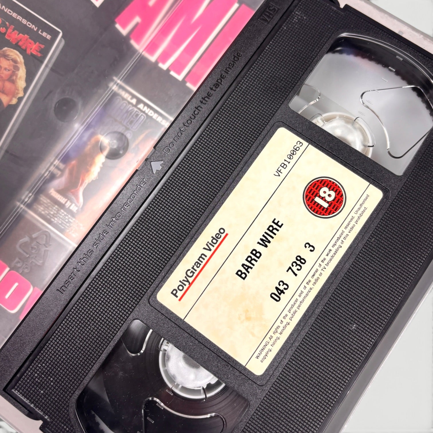1997 Barb Wire UK VHS Corset Box