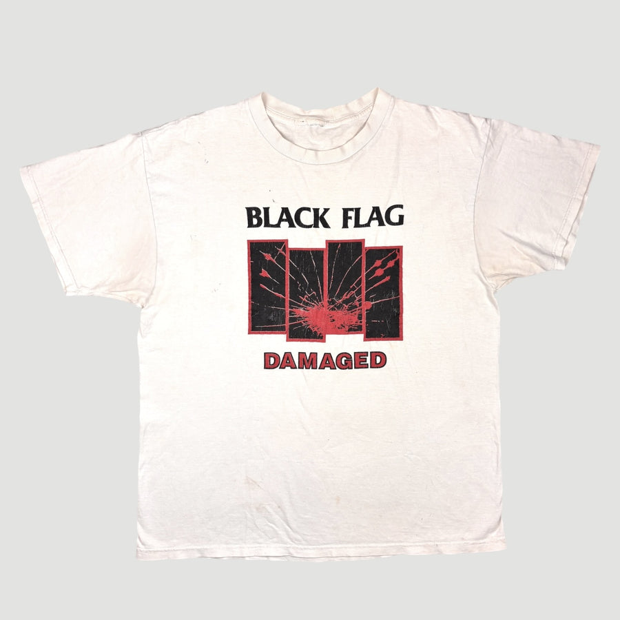 Mid 90’s Black Flag Damaged T-Shirt
