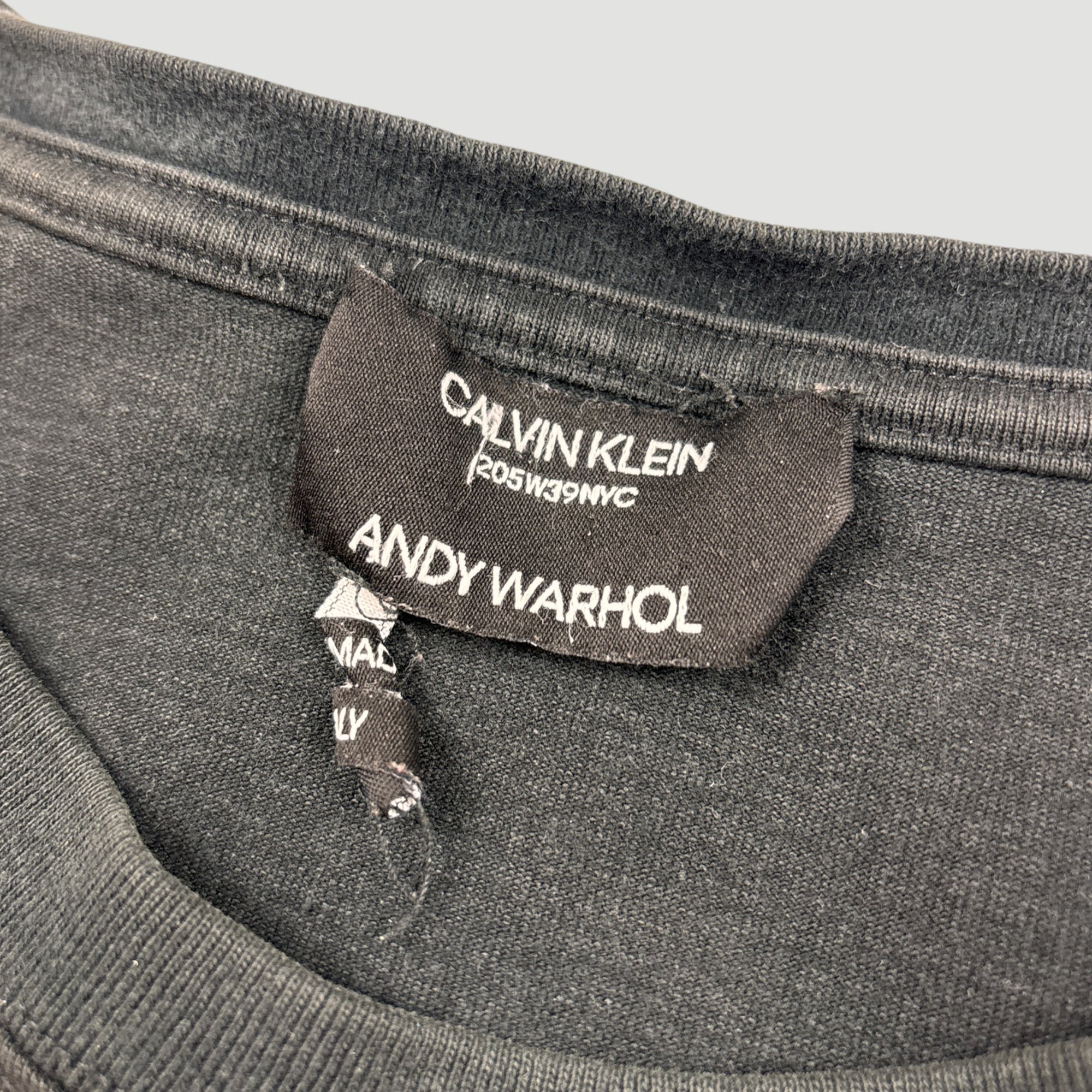 2017 Calvin Klein Andy Warhol Raf Simons T-Shirt