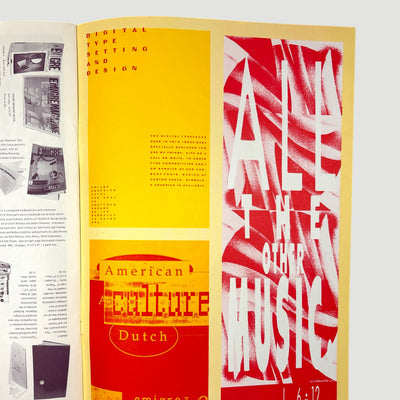 1988 Emigre Magazine 4AD Issue