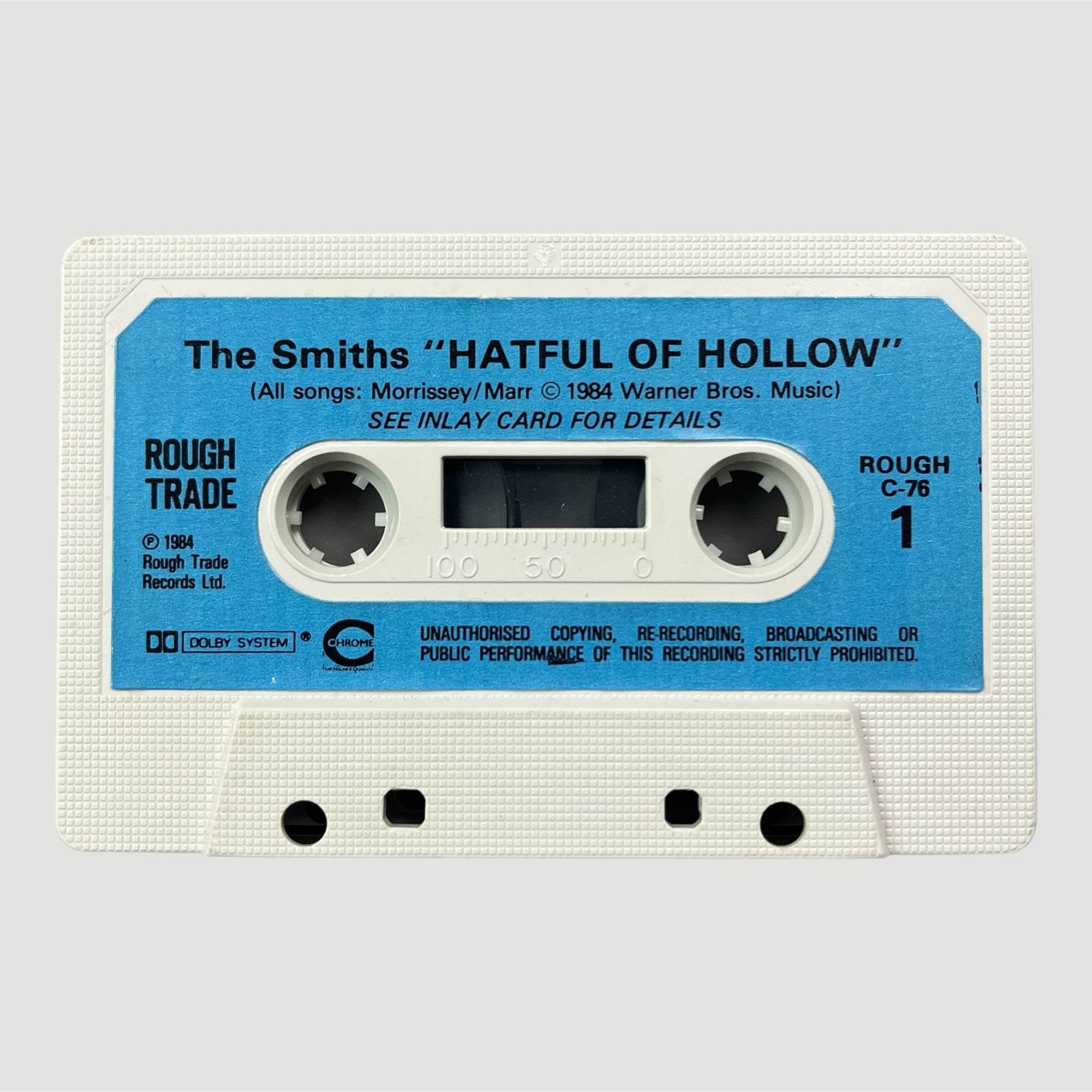 80's The Smiths Hatful of Hollow Cassette