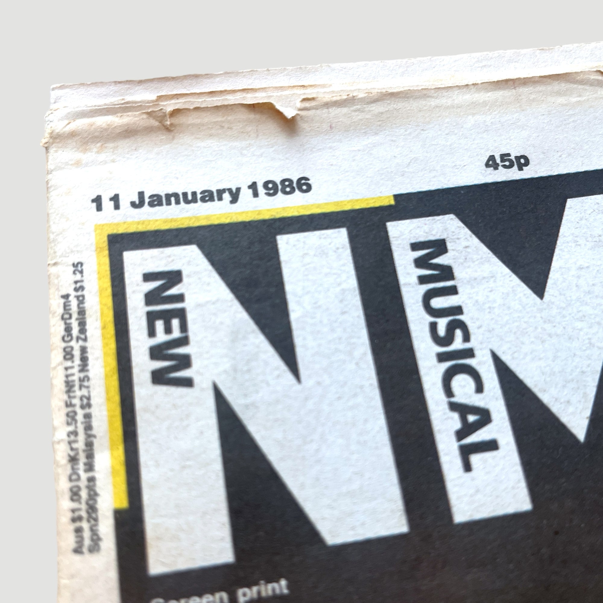 1984 NME Andy Warhol Pop Tarts! Issue