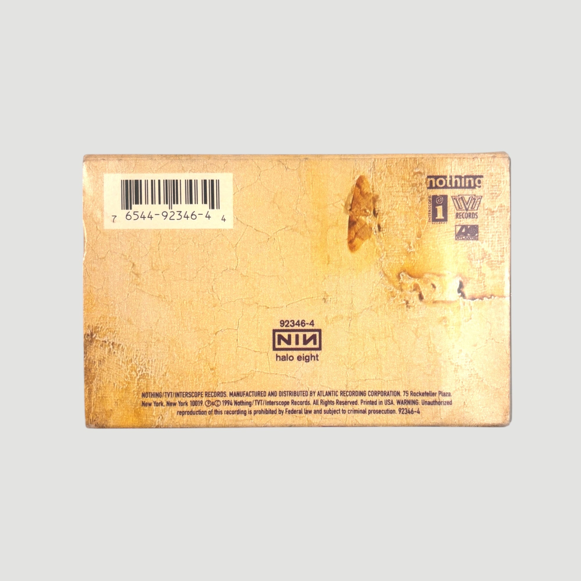 1994 NIN The Downward Spiral US Boxed Cassette