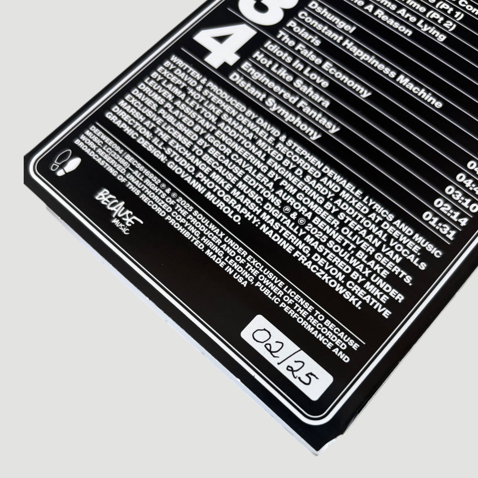 Soulwax x UG 'All Systems are Lying' 8-Track Cartridge