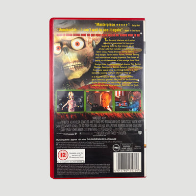 1996 Mars Attacks UK VHS+T-Shirt Boxset