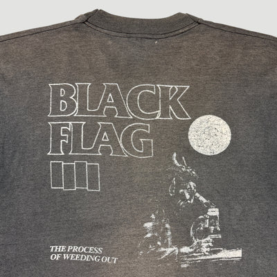 Late 80's Black Flag Process of Weeding Out T-Shirt