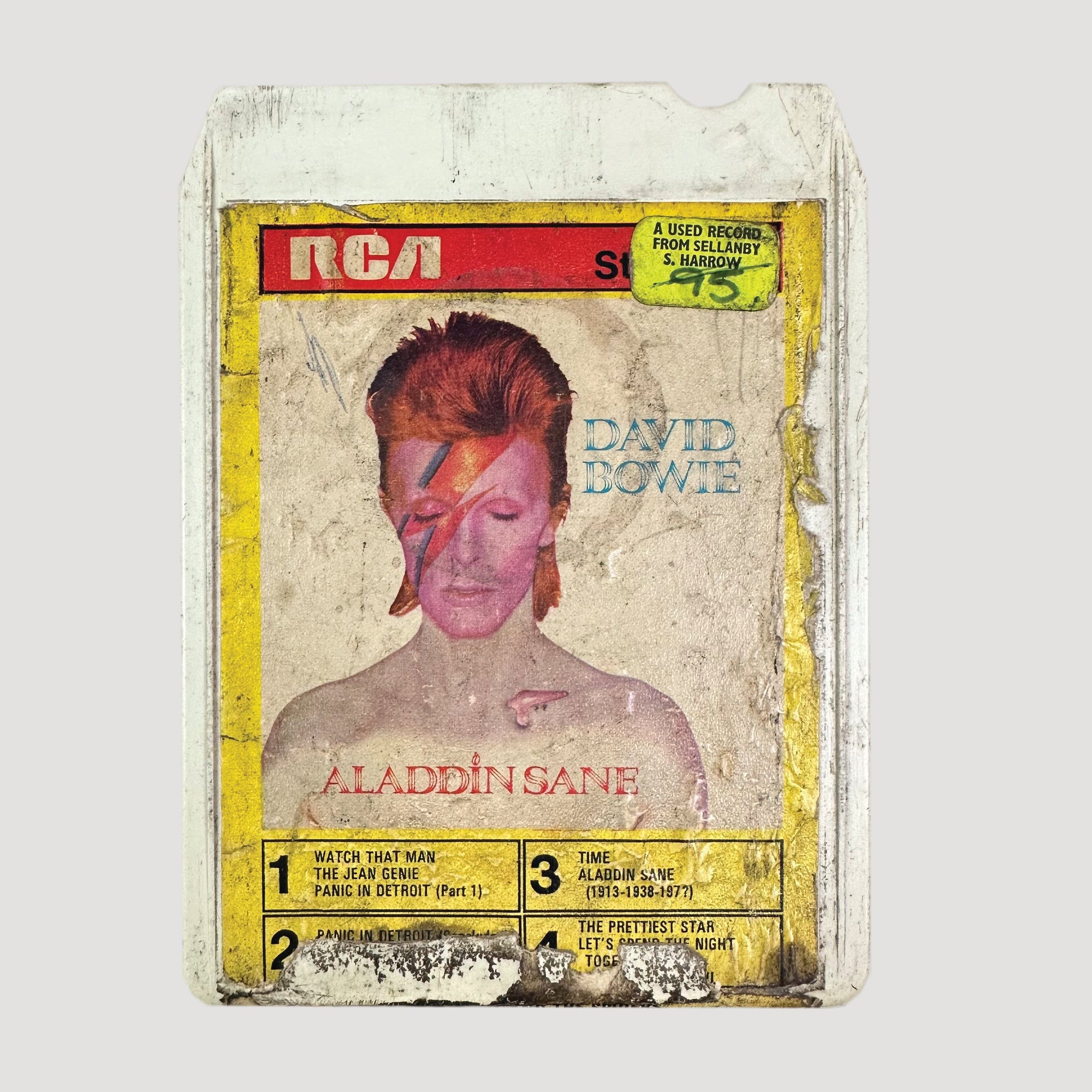 Mid 70's David Bowie Aladdin Sane 8-Track Tape