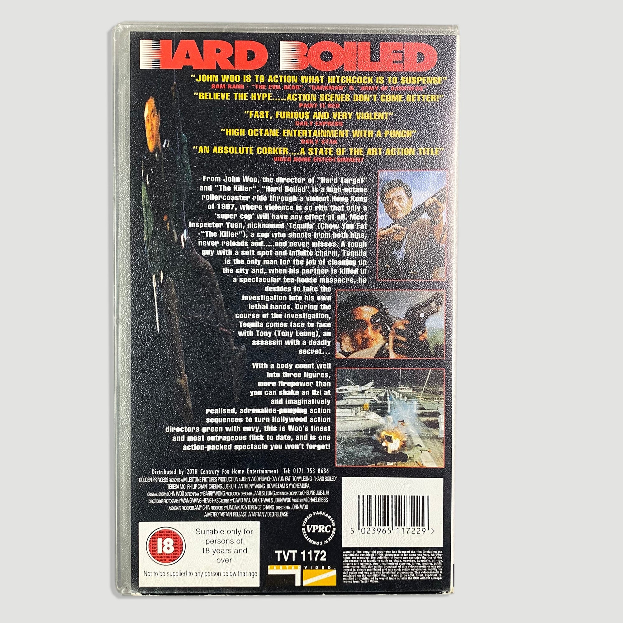 1992 Hard Boiled UK VHS