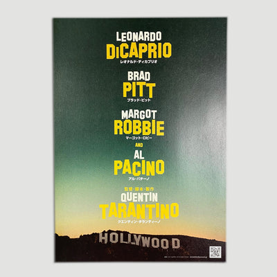 2019 Once Upon a Time in Hollywood Japanese B5 Poster