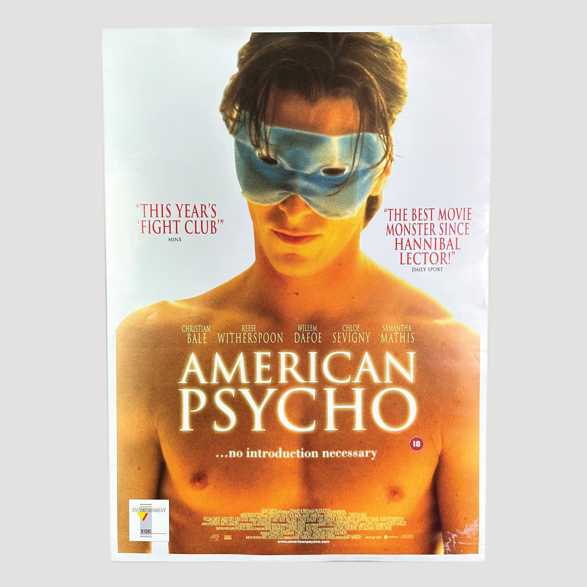 2000 American Psycho Promo Poster