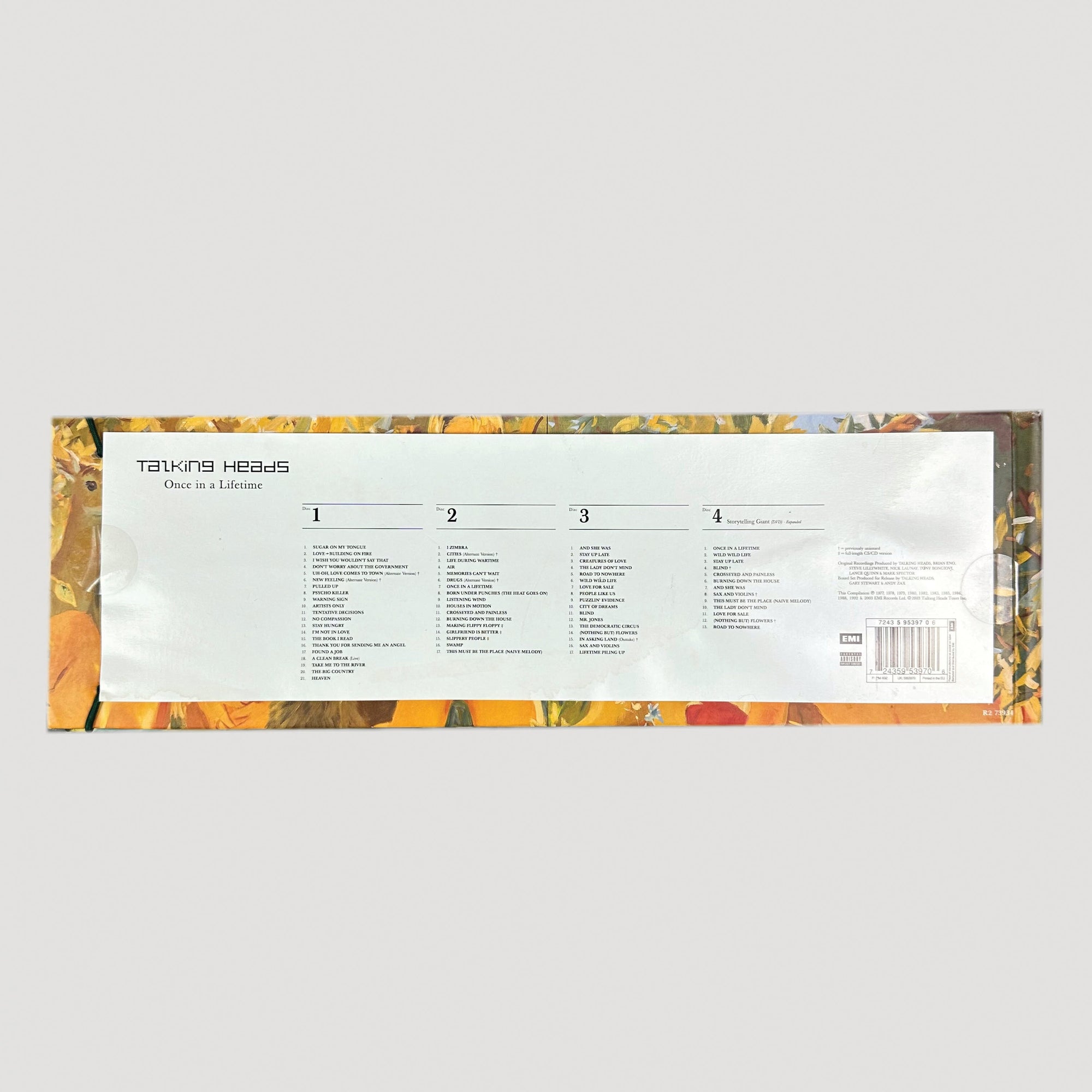 2003 Talking Heads Once in a Lifetime Boxset