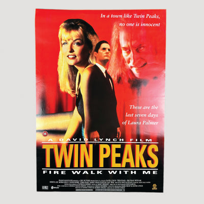 1992 Twin Peaks Fire Walk With Me Poster