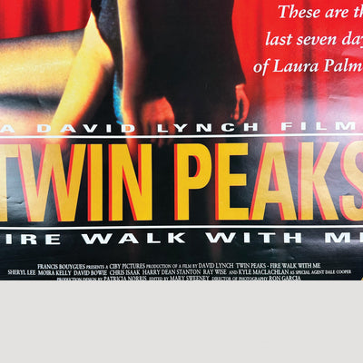 1992 Twin Peaks Fire Walk With Me Poster