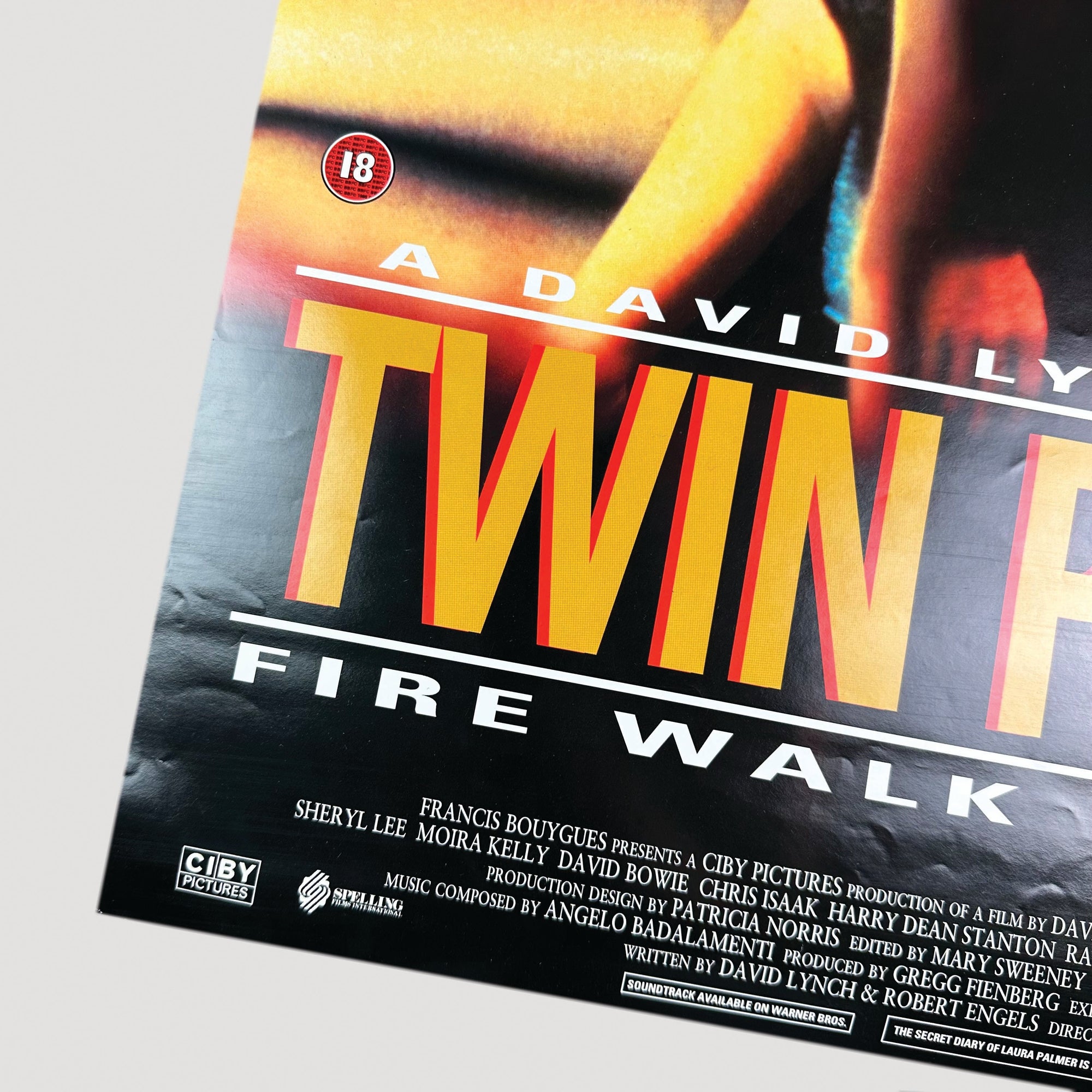1992 Twin Peaks Fire Walk With Me Poster
