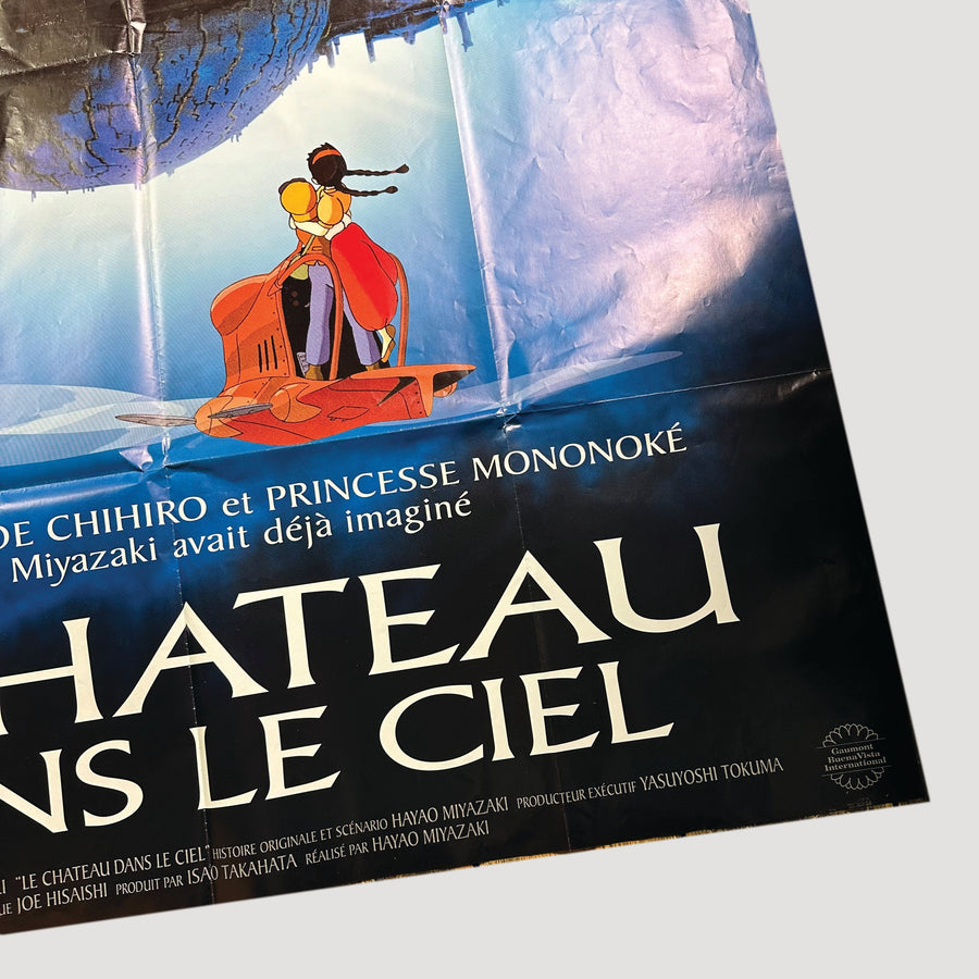 2003 Laputa: Castle in the Sky French Grande Poster (Folded)