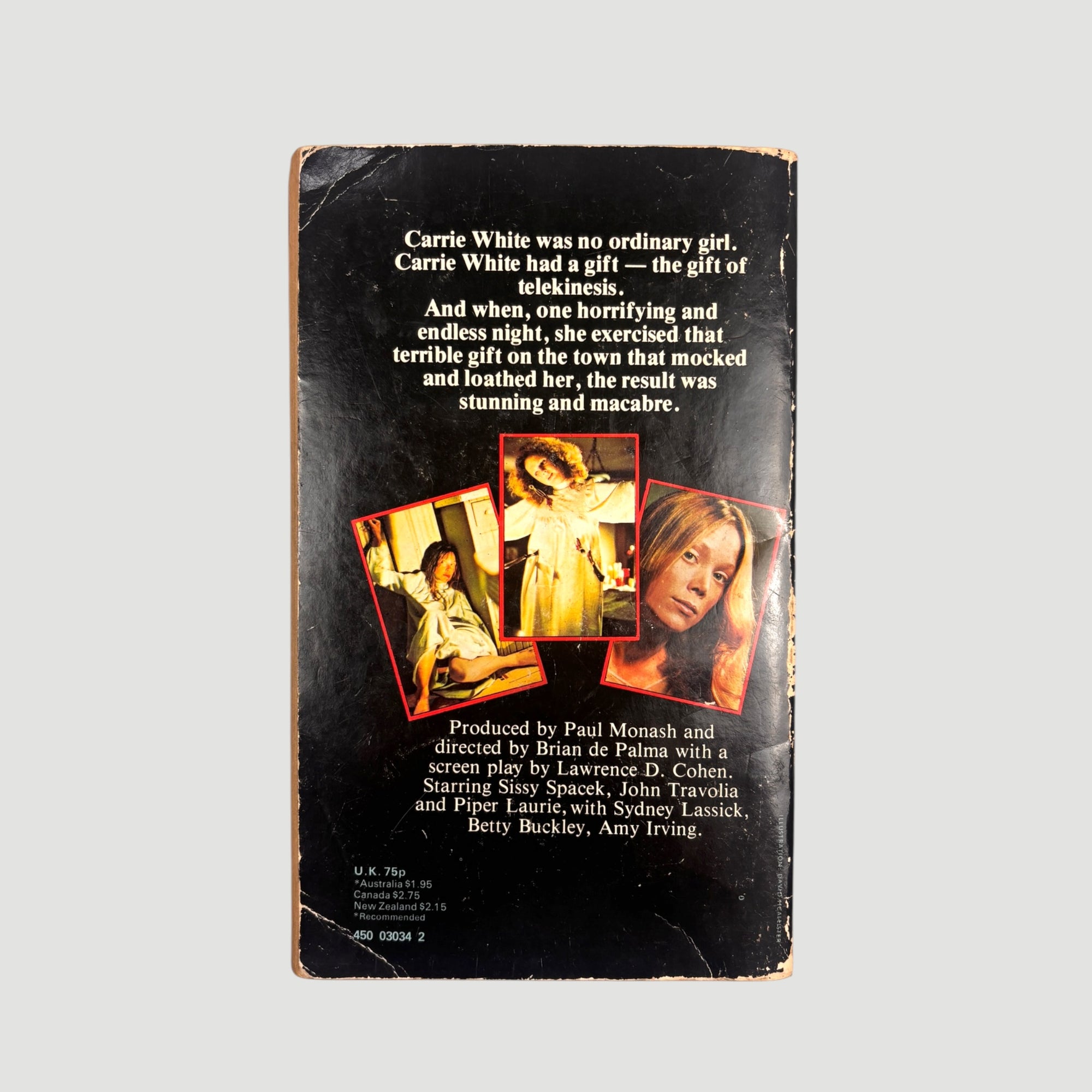 80's Stephen King Carrie Softback