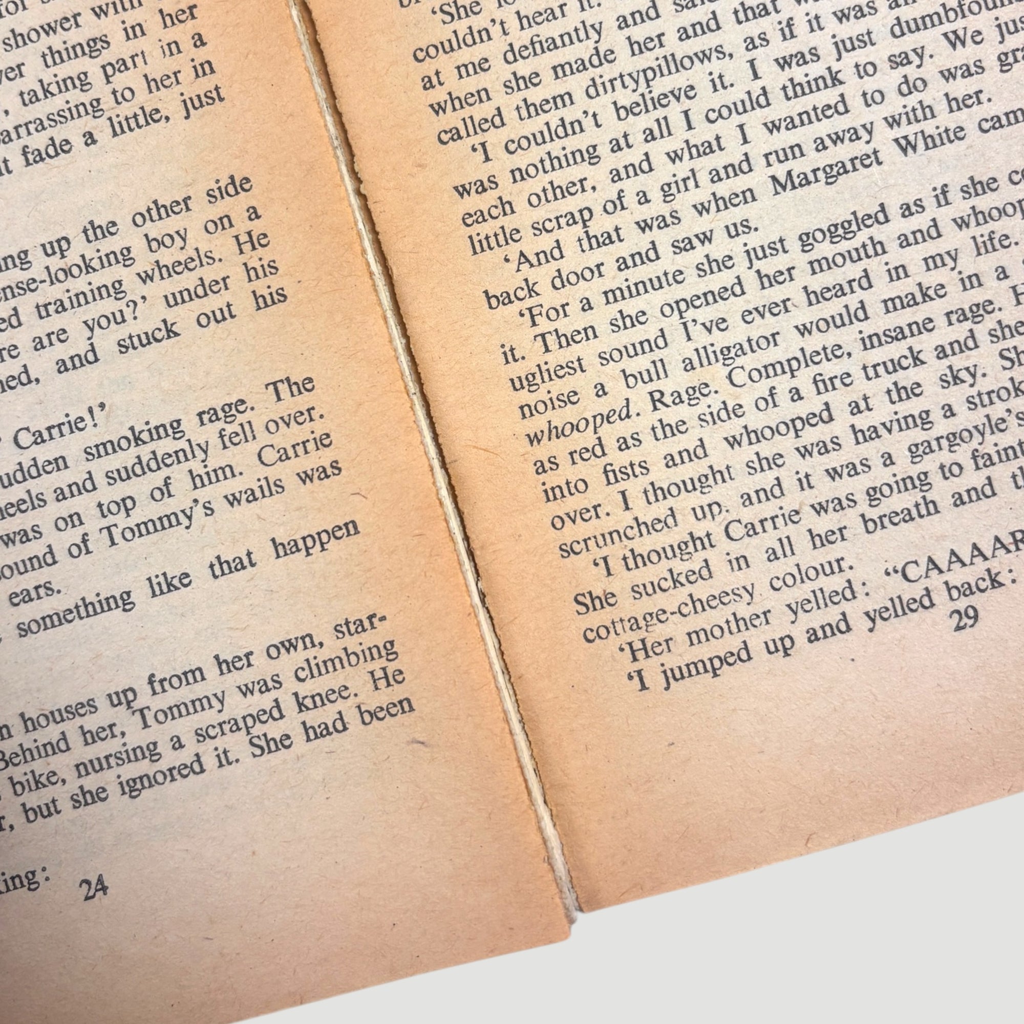 80's Stephen King Carrie Softback