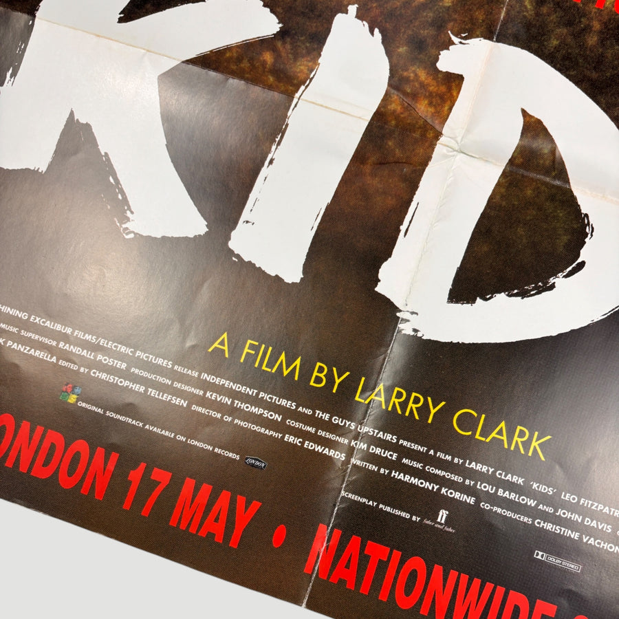 1995 KIDS UK Promo Poster
