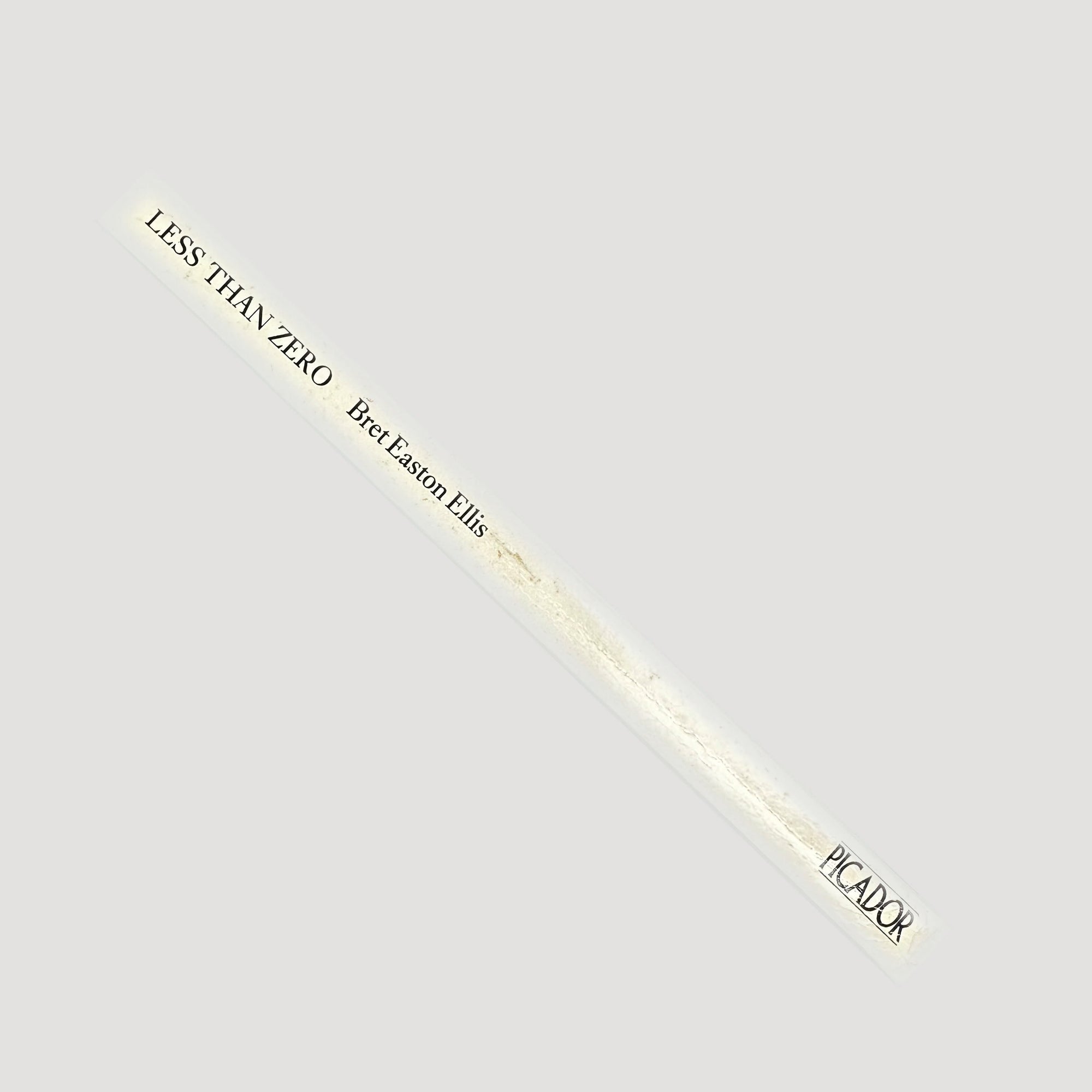 1987 Bret Easton Ellis Less Than Zero