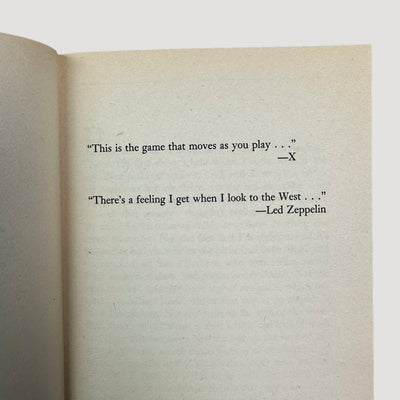 1987 Bret Easton Ellis Less Than Zero