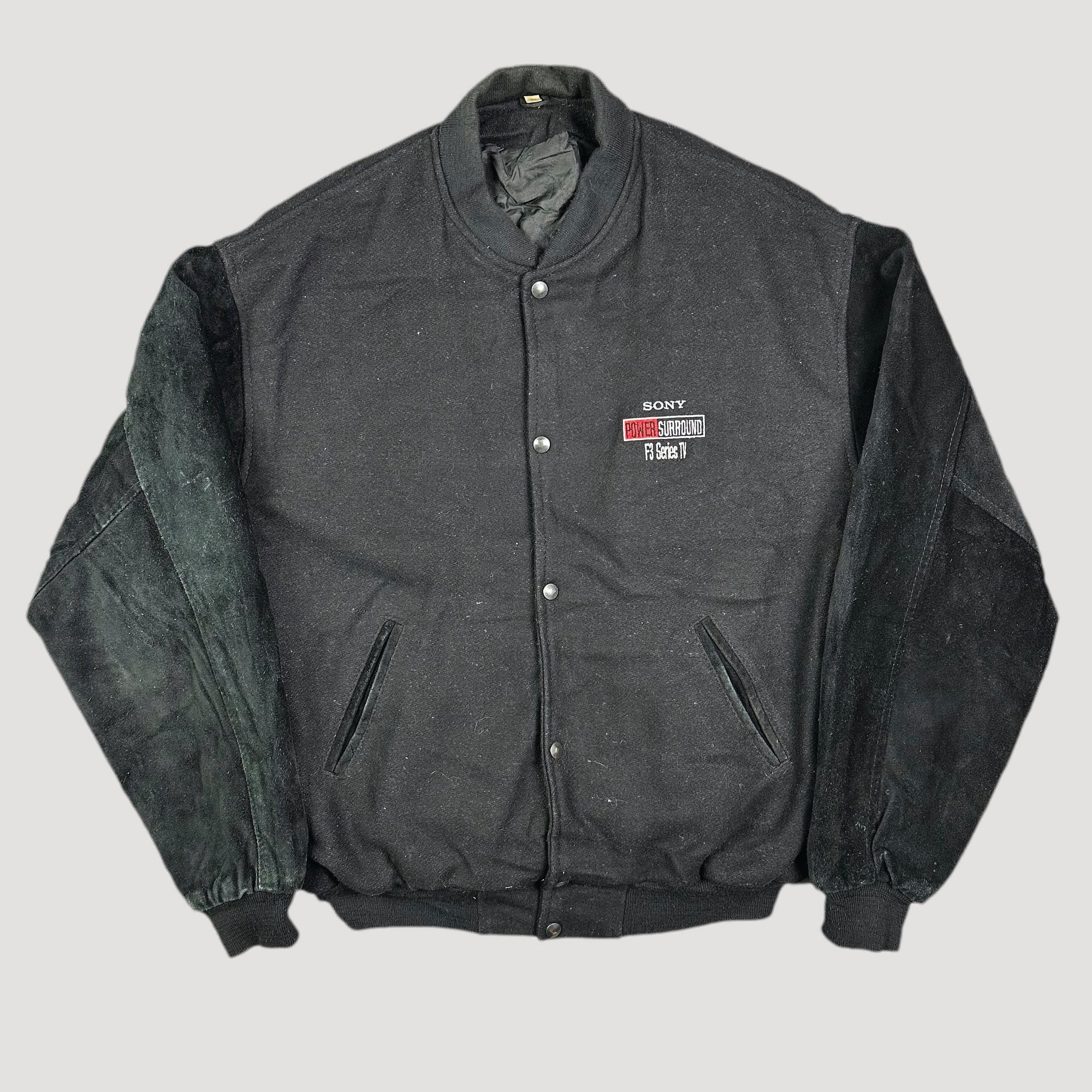 90's Sony Power Surround Bomber Jacket