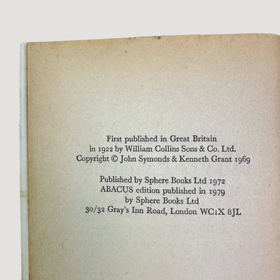 1979 Aleister Crowley Diary of a Drug Fiend