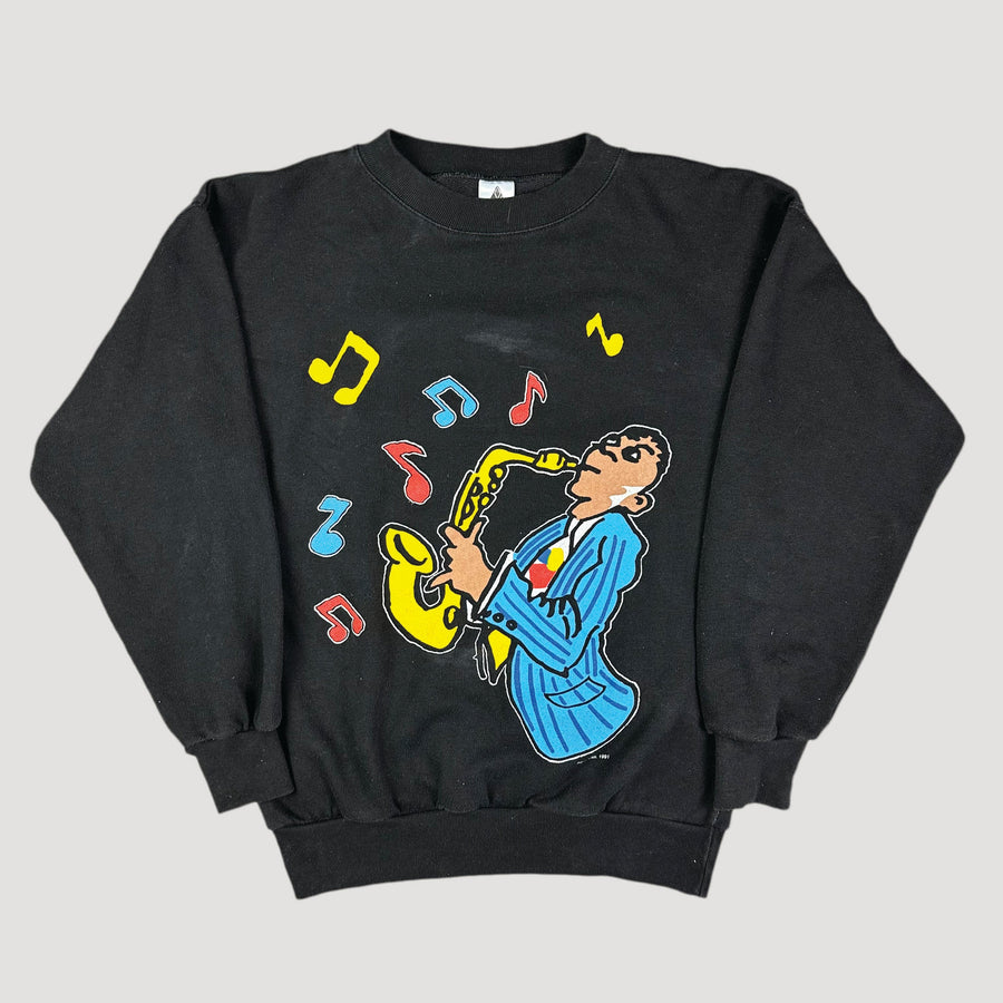 90's Jazz Five Guys Named Moe Sweatshirt