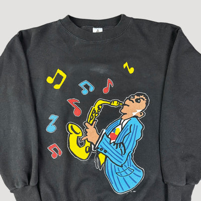 90's Jazz Five Guys Named Moe Sweatshirt