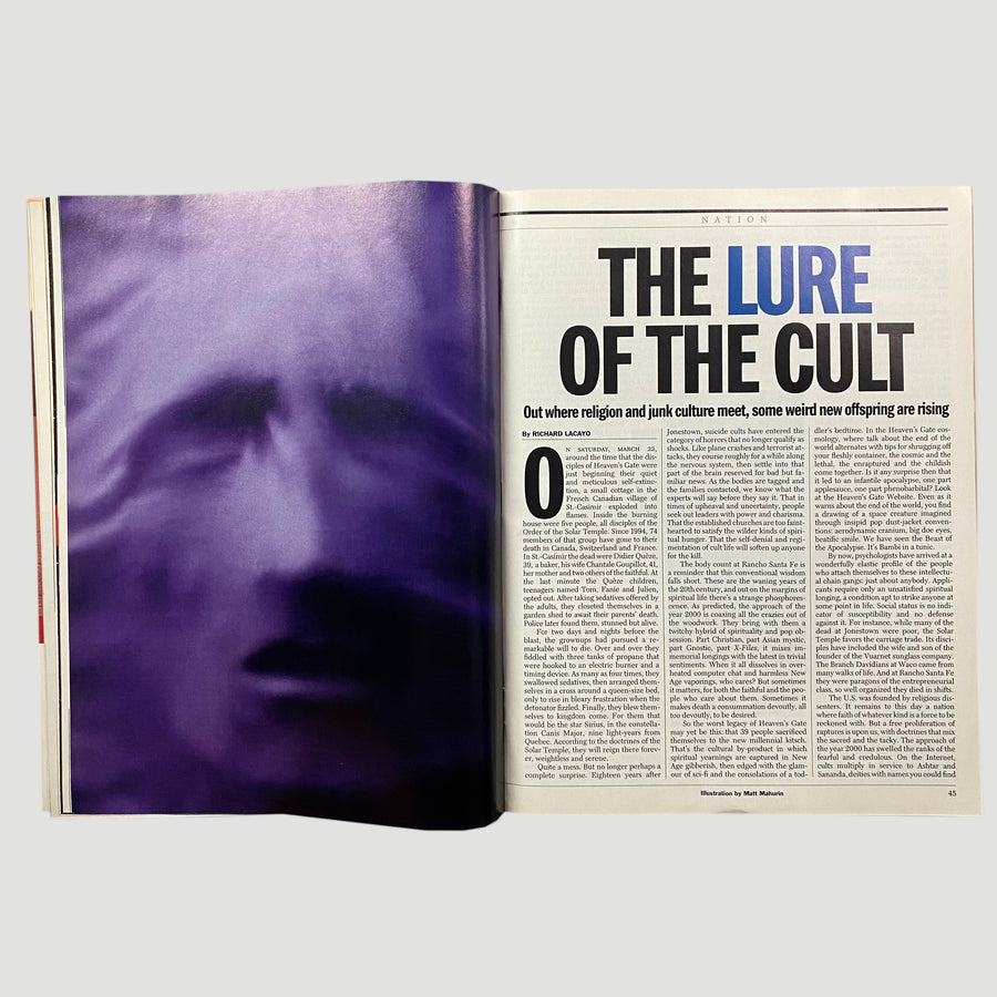 1999 Time Magazine Inside the Web of Death